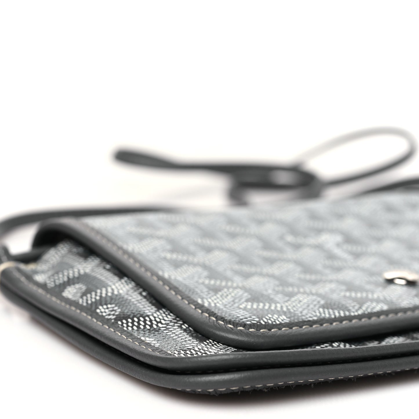 Goyardine Plumet Wallet Clutch Grey