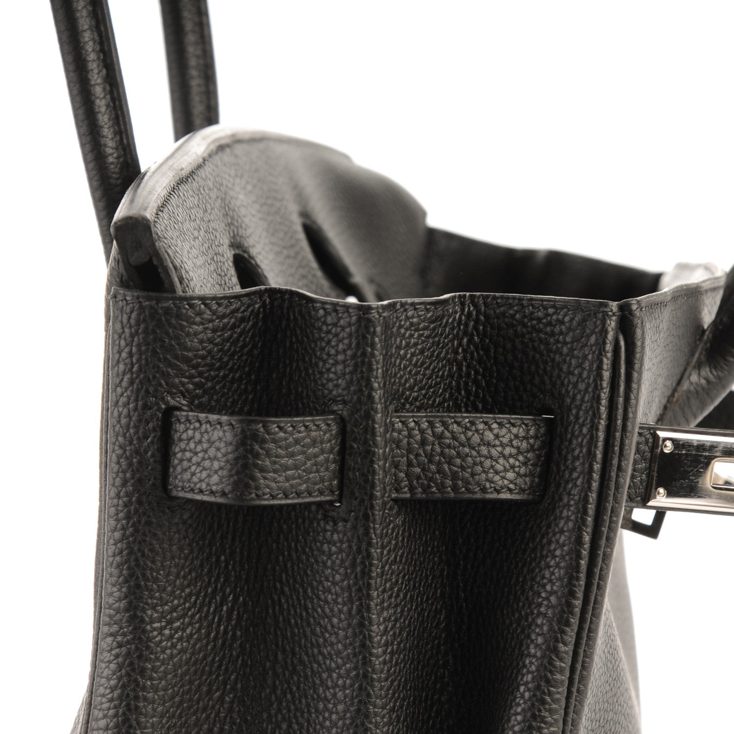 Hermes Taurillon Clemence Birkin 30 Black 13 of 28