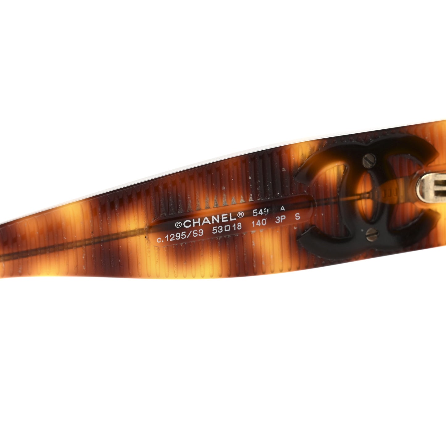 Square Polarized CC Sunglasses 5494-A Tortoise Brown