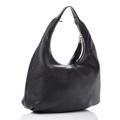 Gucci Pebbled Calfskin Soho Hobo Black 3 of 13