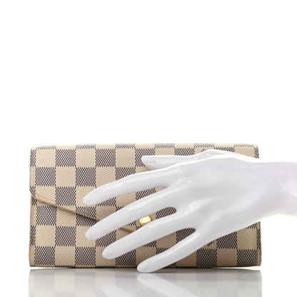 Louis Vuitton Damier Azur Sarah Wallet NM 2 of 7