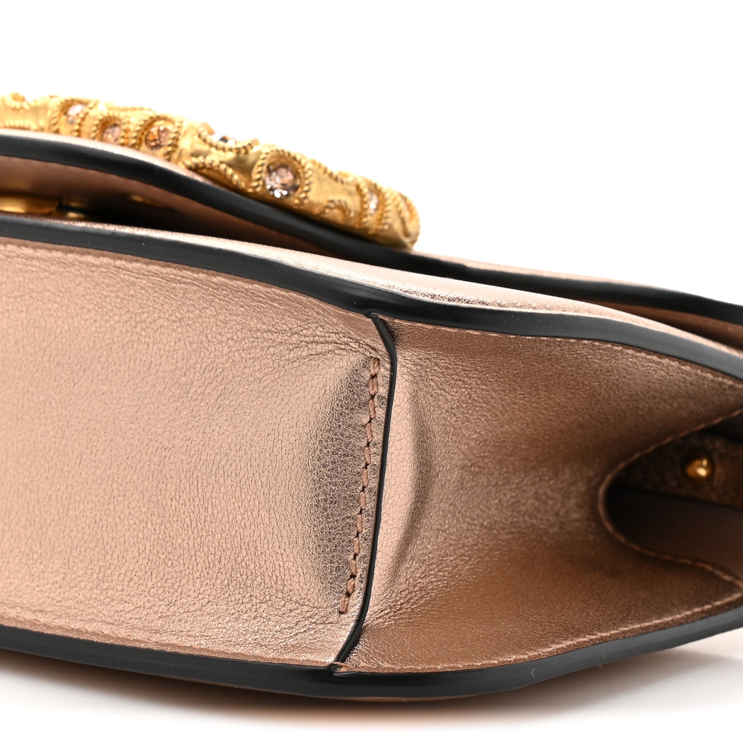 Valentino Garavani Laminated Calfskin Jewels Vlogo Small Loco