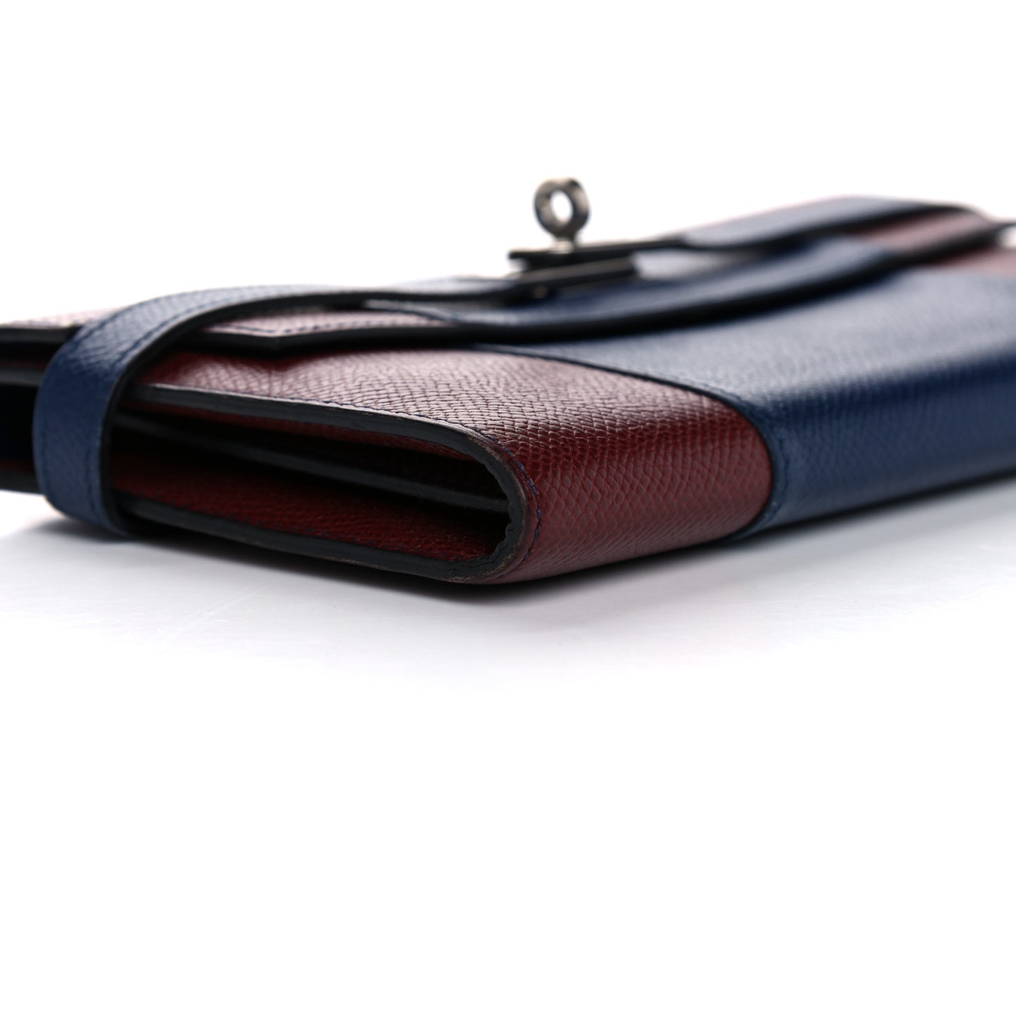 Epsom Flag Kelly Longue Wallet Bleu Saphir