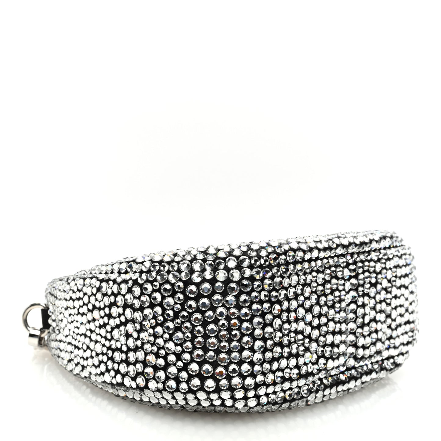 Crystal Silk Starlight Mini Wander Hobo Black
