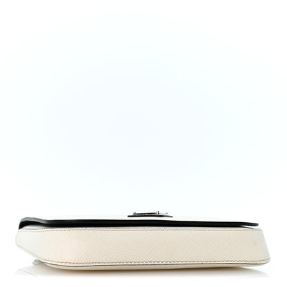 Prada Saffiano Flap Shoulder Bag White 4 of 11