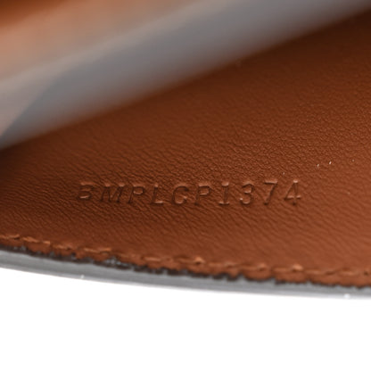 Burberry Smooth Calfskin Canvas Horseferry Print Mini Title Bag with Pocket Natural Malt Brown 8 of 11