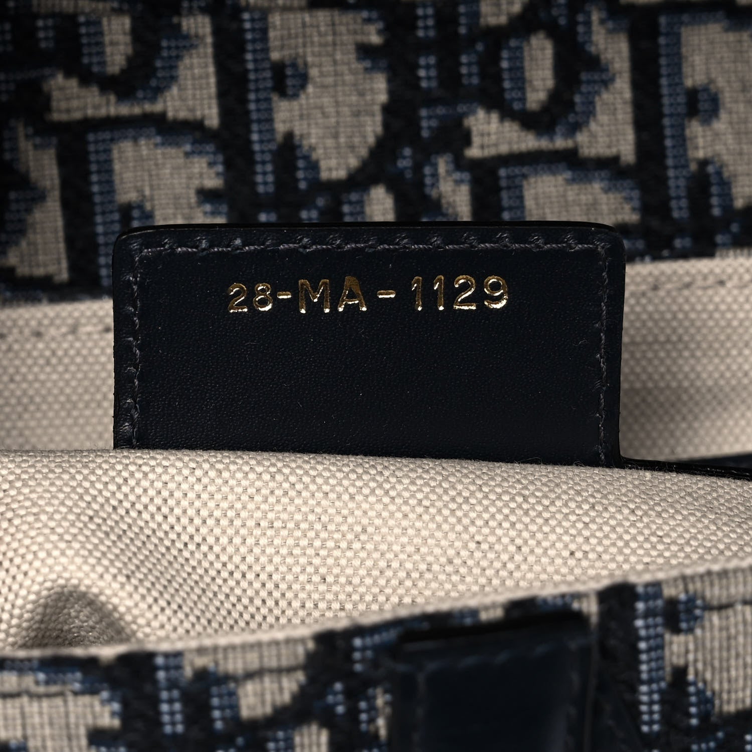 Christian Dior Oblique Saddle Bag Blue 7 of 13