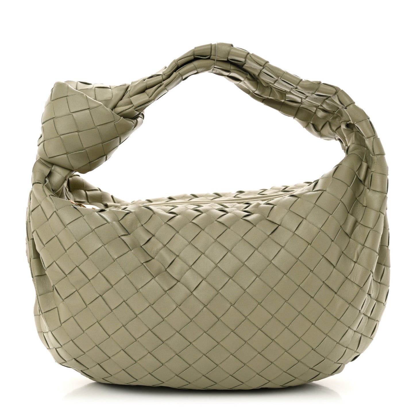 Nappa Intrecciato Teen Jodie Hobo Travertine
