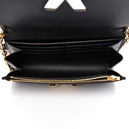Louis Vuitton Veau Satin Monogram Twist Chain Wallet 5 of 11