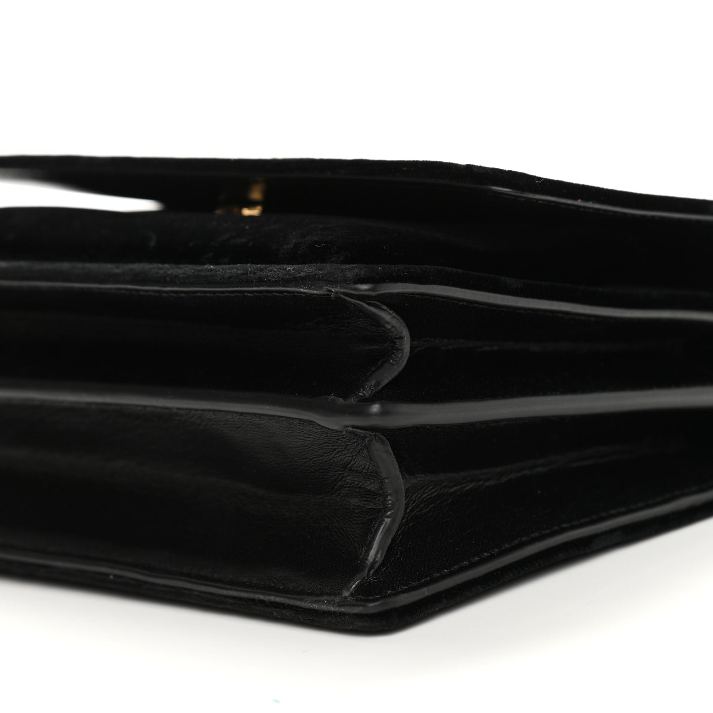 Velvet Small Monogram Sunset Black
