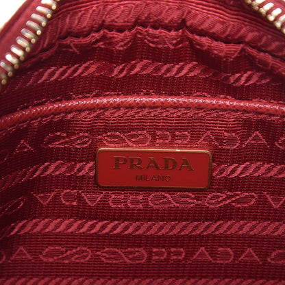 Prada Saffiano Mini Camera Crossbody Bag Rosso 6 of 7