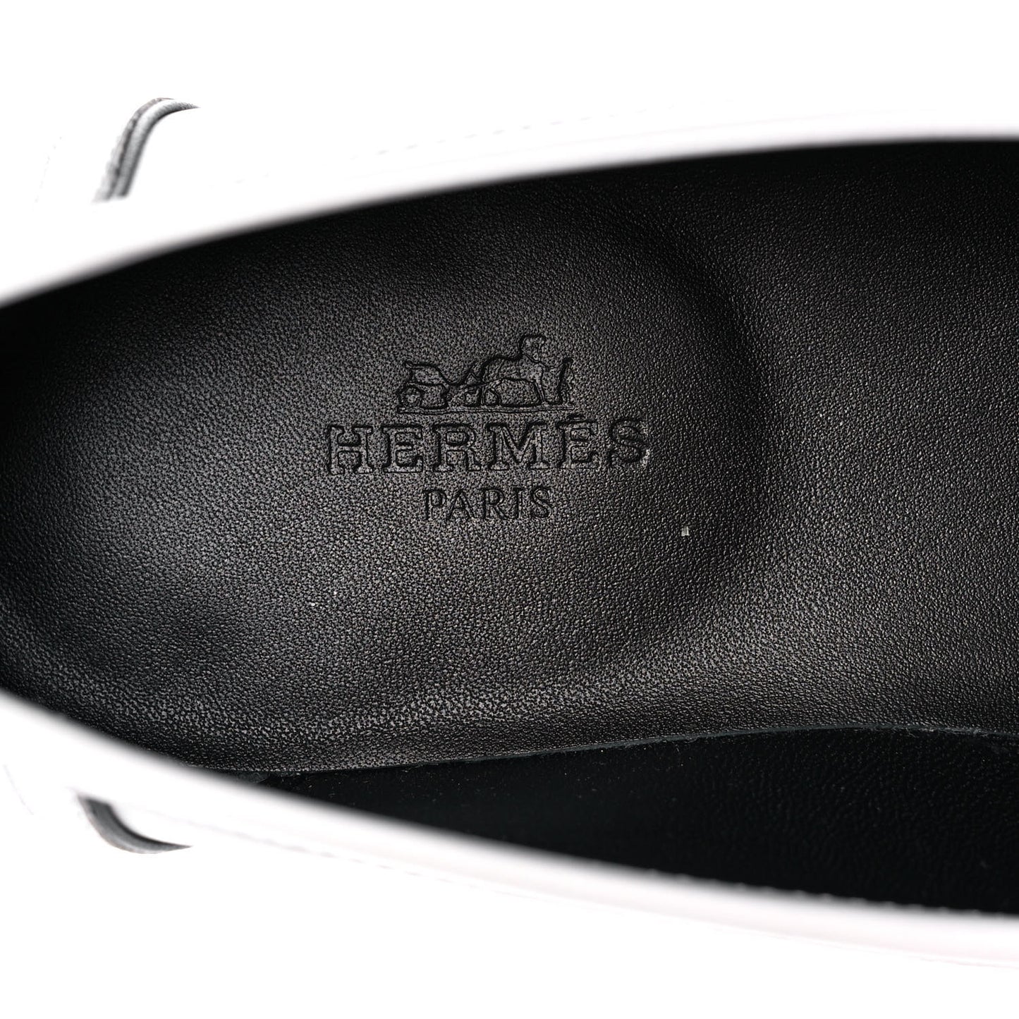 Calfskin Womens Paris Loafers 36.5 White