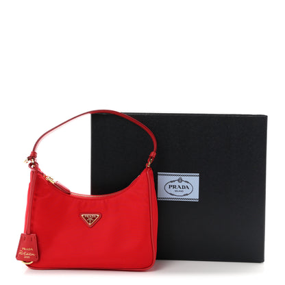 Prada Tessuto Nylon Mini Re-Edition 2000 Bag Rosso 10 of 10