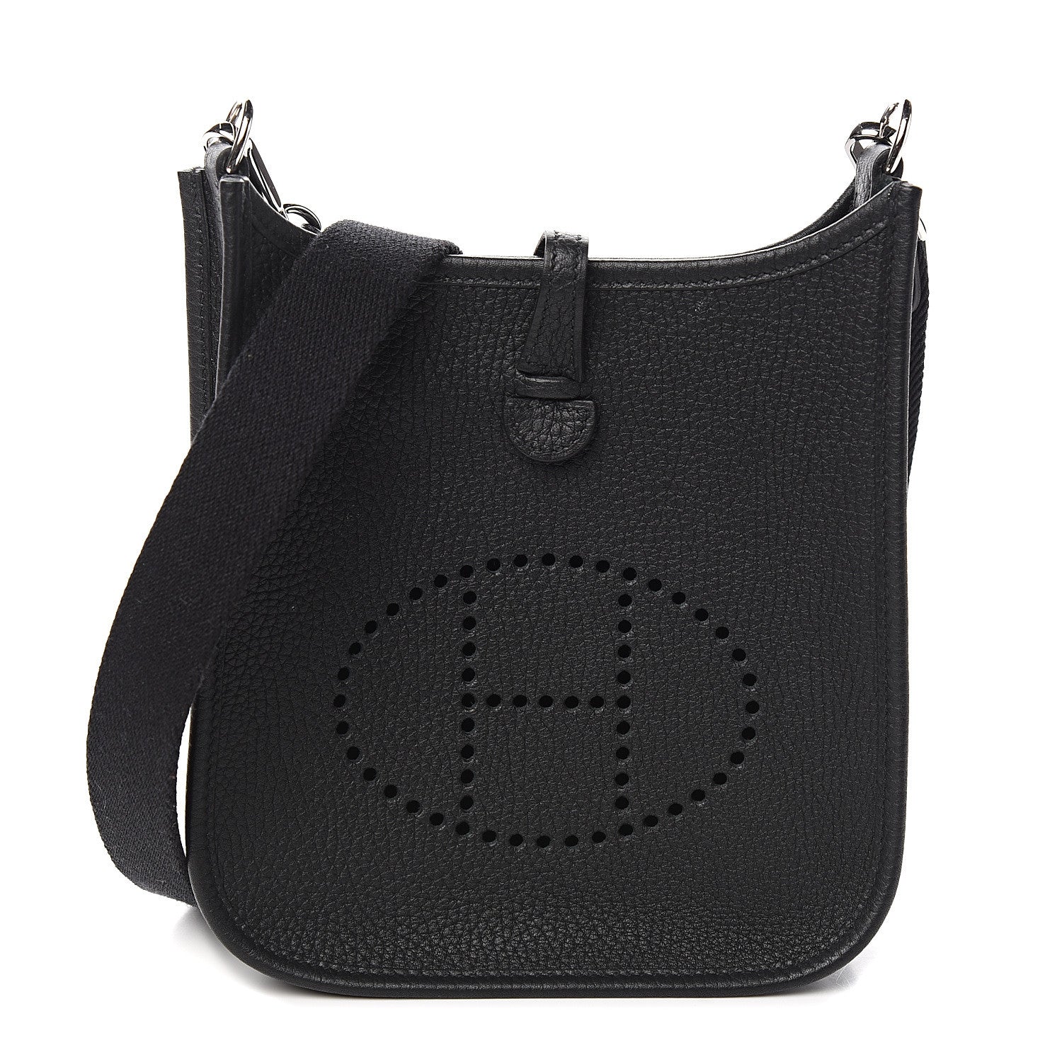 Hermes Taurillon Clemence Evelyne TPM Black 1 of 10