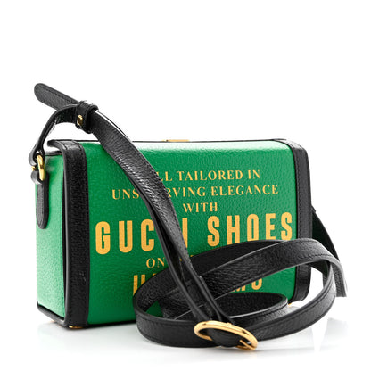 Gucci Grained Calfskin Gucci 100 Mini Bag Green 2 of 10