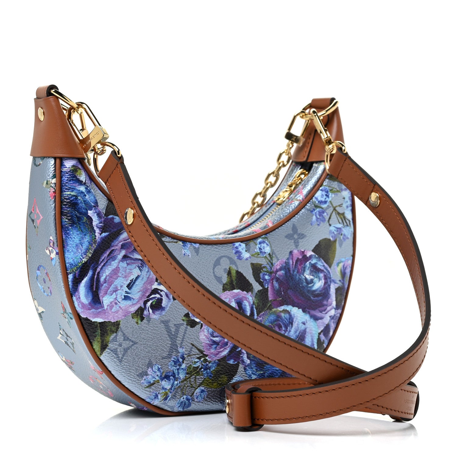 Louis Vuitton Metallic Monogram LV Garden Loop PM Blue 3 of 10