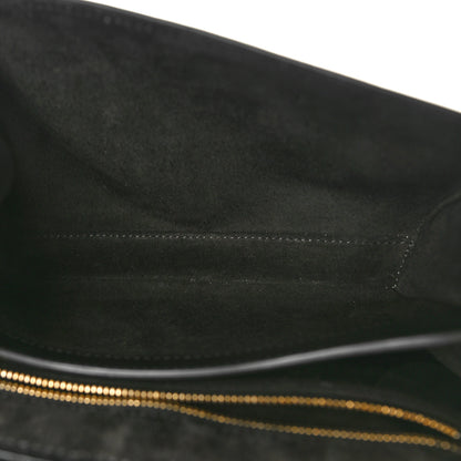 Celine Smooth Calfskin Teen Soft 16 Shoulder Bag Black 5 of 9