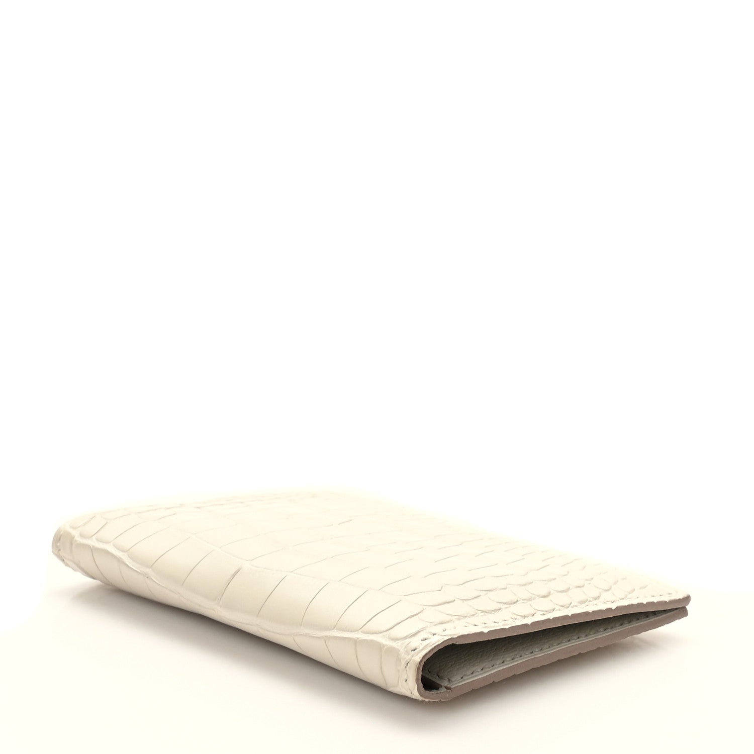 Hermes Matte Alligator MC2 Euclide Card Holder Beton 4 of 9