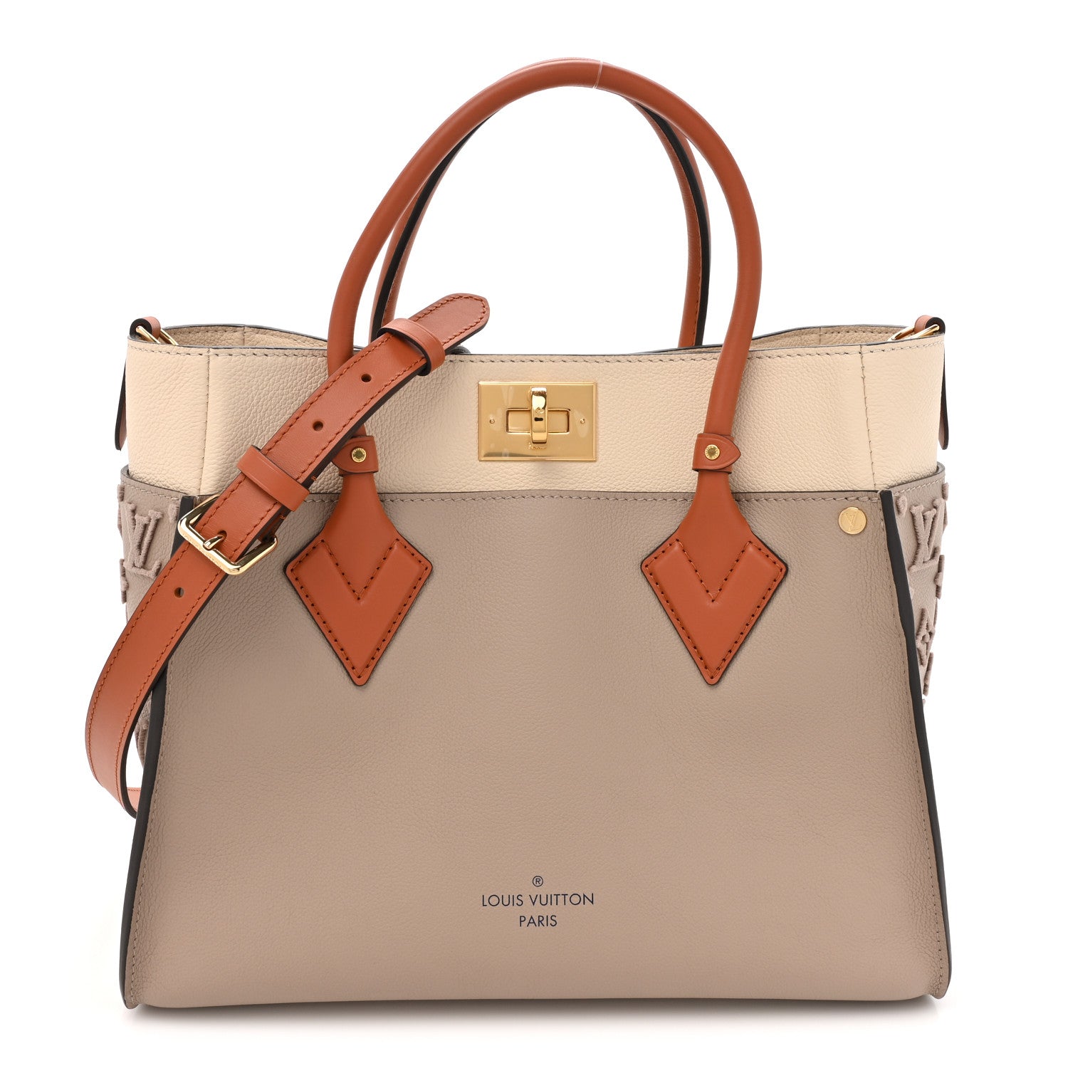 Louis Vuitton Calfskin Monogram Tufting On My Side Galet 1 of 9