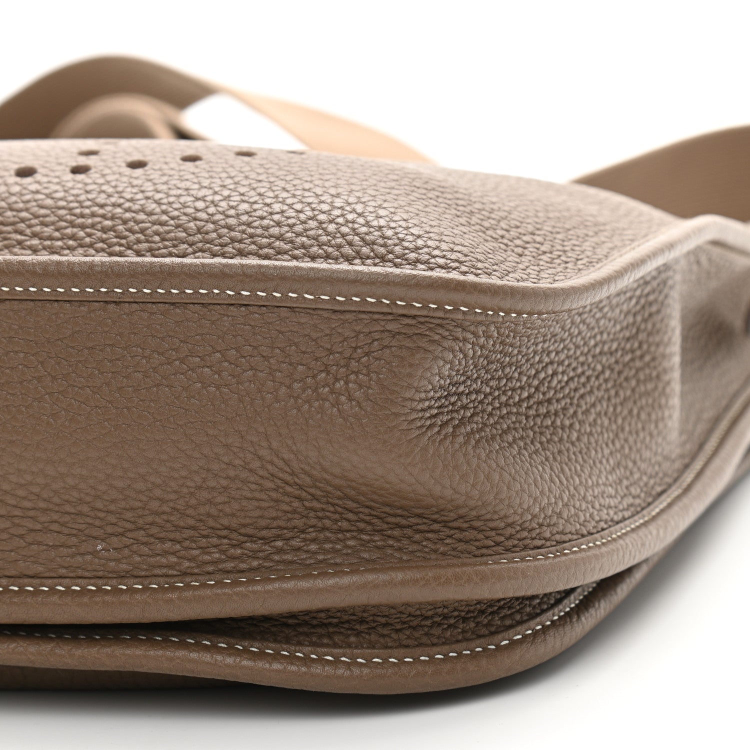 Hermes Taurillon Clemence Evelyne III PM Etoupe 10 of 11