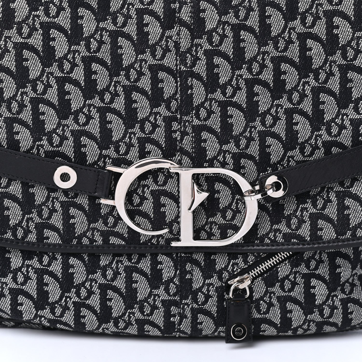 Christian Dior Monogram Flap Messenger Navy Blue 7 of 9