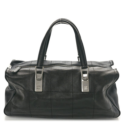 Chanel Lambskin Square Stitched Large Tote Black 1 of 11