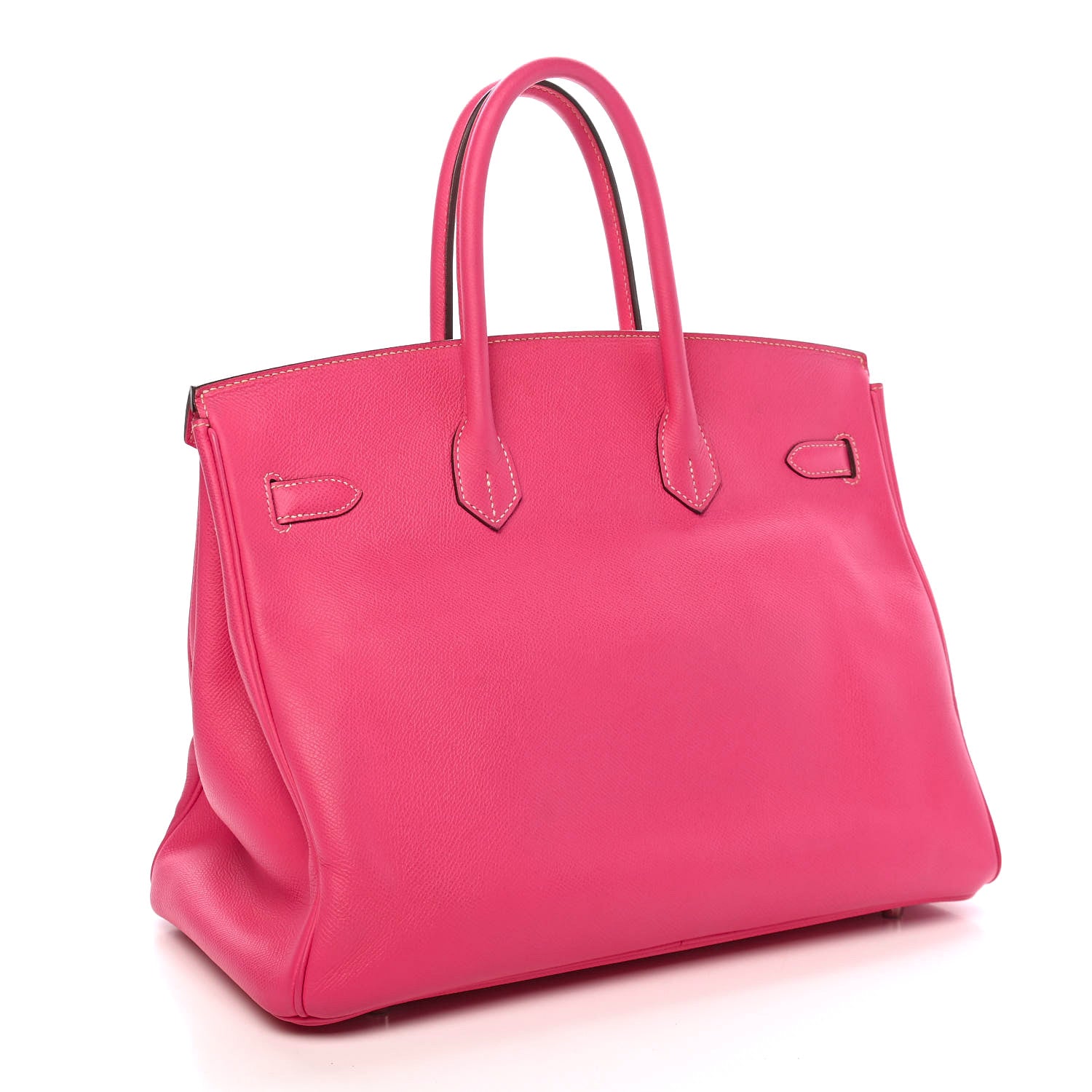Hermes Epsom Candy Birkin 35 Rose Tyrien Rubis 3 of 32