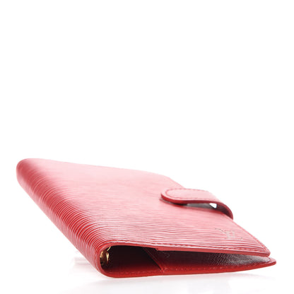 Louis Vuitton Epi Small Ring Agenda Cover Castillan Red 4 of 10