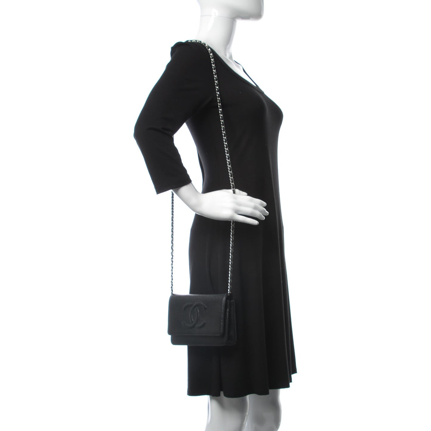 Caviar Timeless CC Wallet On Chain WOC Black