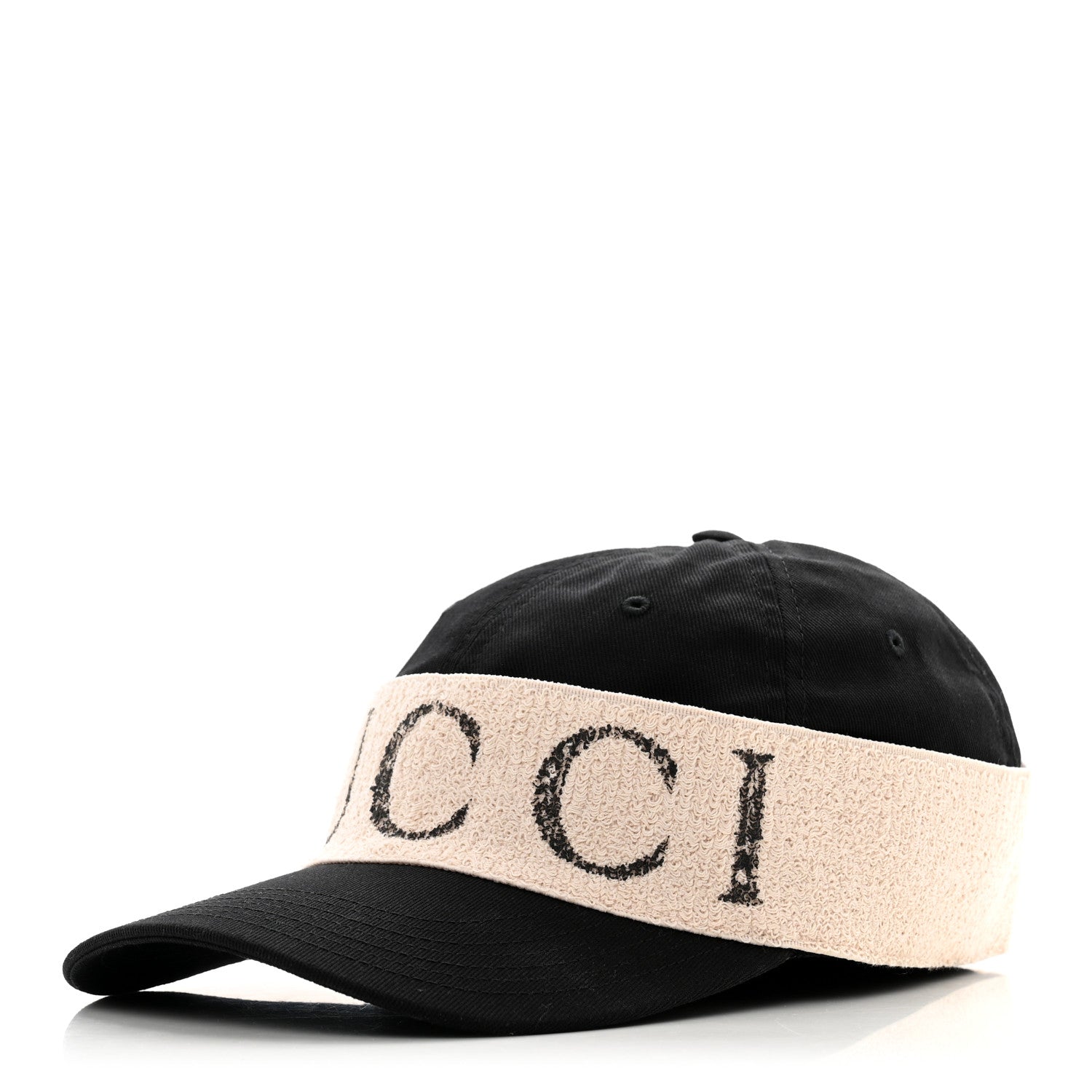 Gucci Gabardine Gucci Headband Baseball Hat M Black 1 of 9