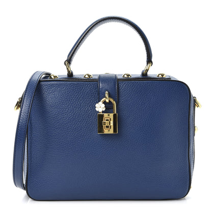 Dolce & Gabbana Dauphine Large Box Bag Blue 1 of 9