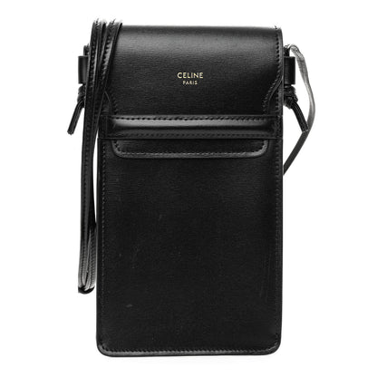 Celine Smooth Calfskin Sunglasses Pouch Black 1 of 10