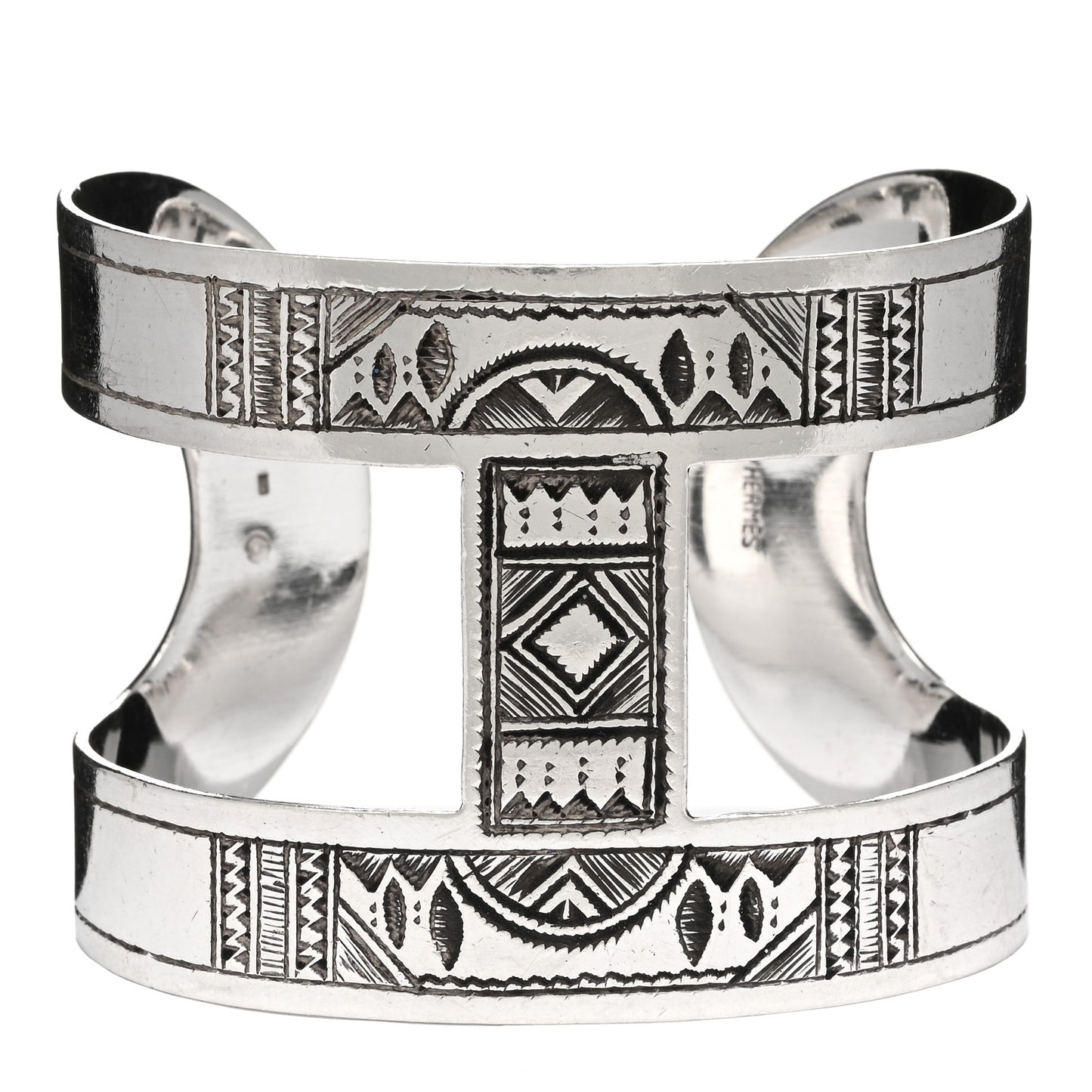 Sterling Silver Touareg Wide Cuff Bracelet