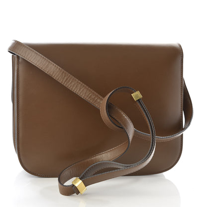 Celine Box Calfskin Medium Classic Box Flap Bag Camel 2 of 14