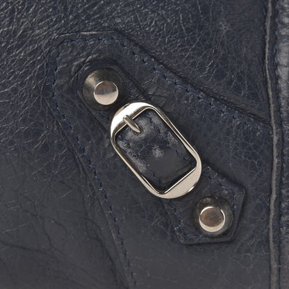 Balenciaga Agneau Classic Silver Hardware S City Bleu Obscur 10 of 12