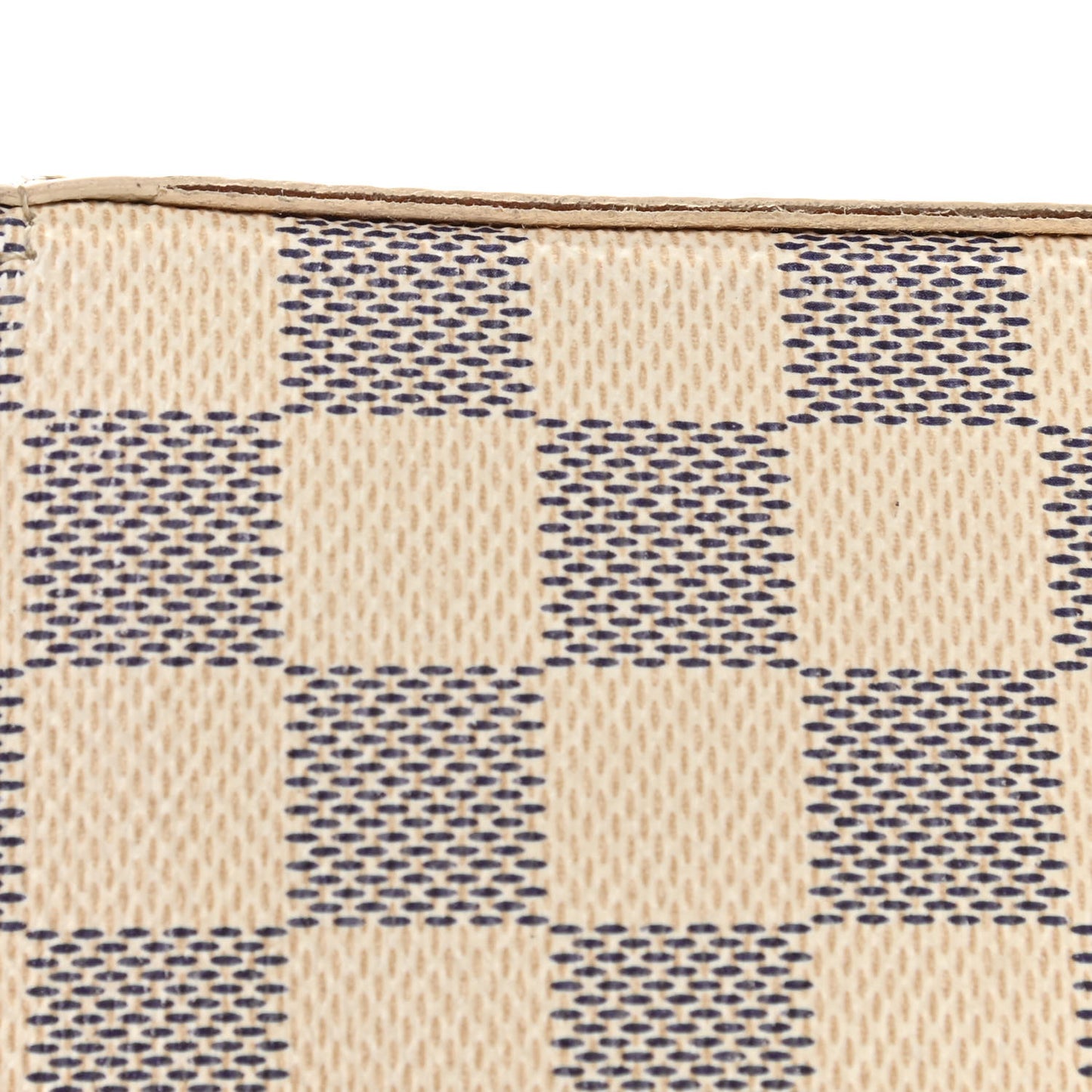 Damier Azur Pochette Felicie Chain Wallet Rose Ballerine