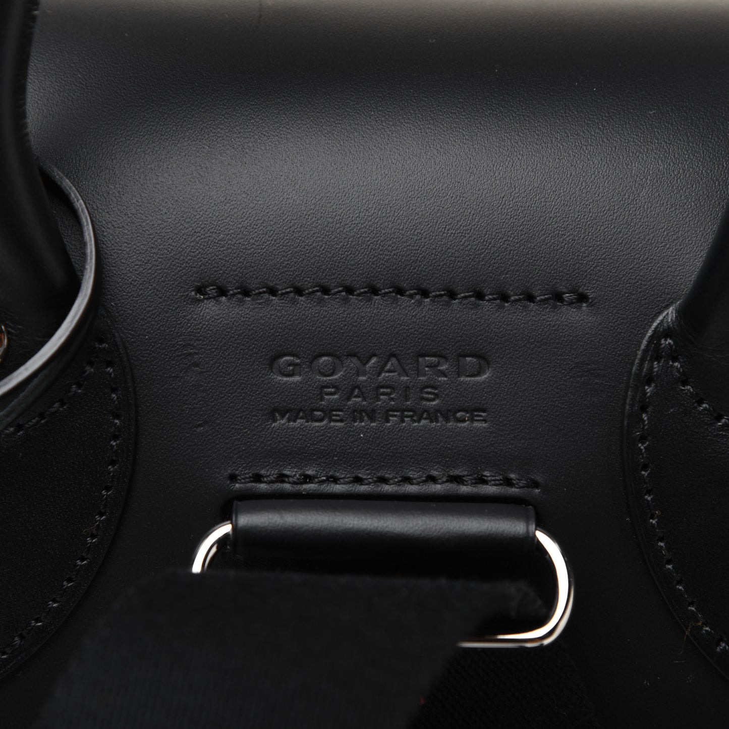 Goyardine Calfskin Alpin MM Backpack Black