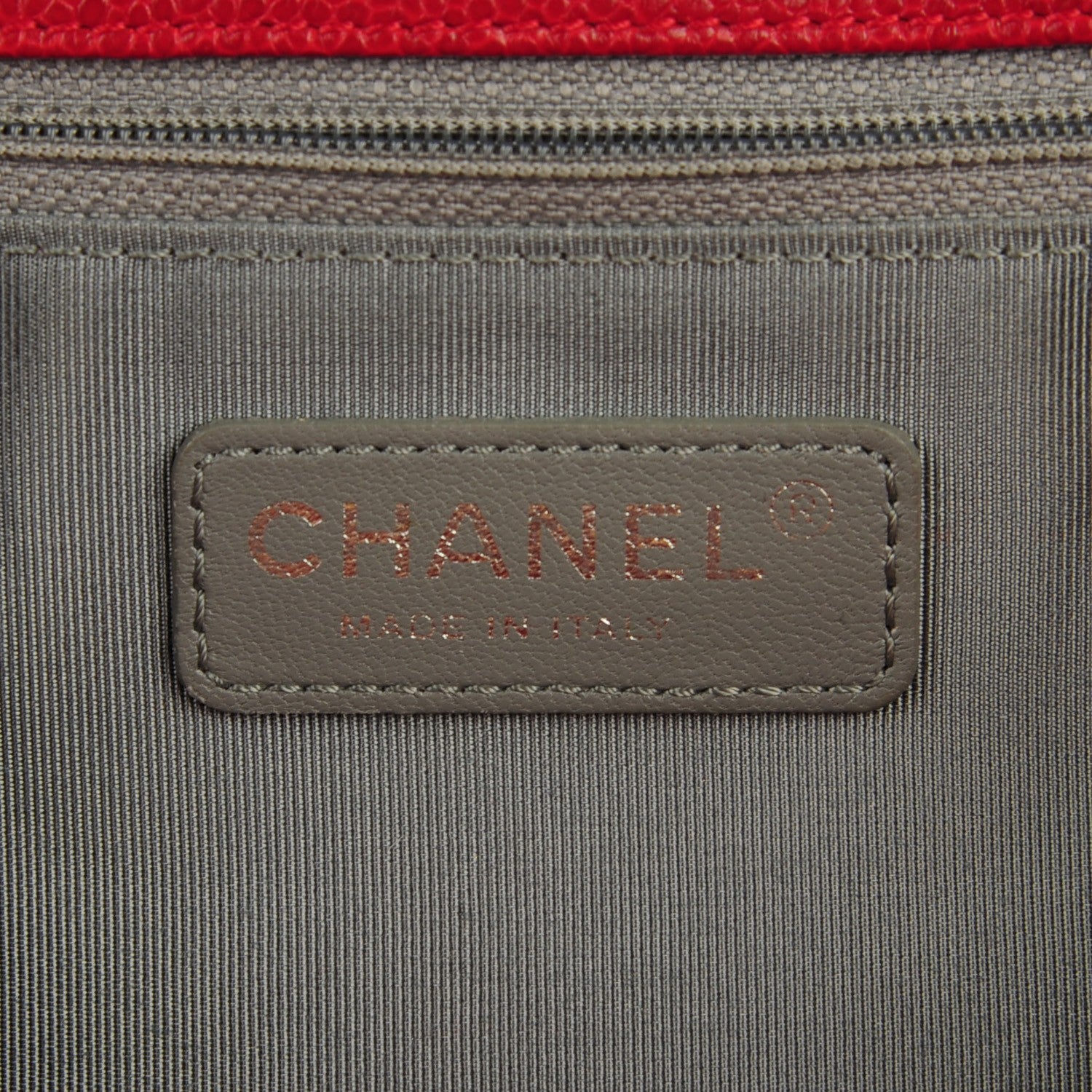 Chanel Caviar French Riviera Large Flap Red 7 of 8