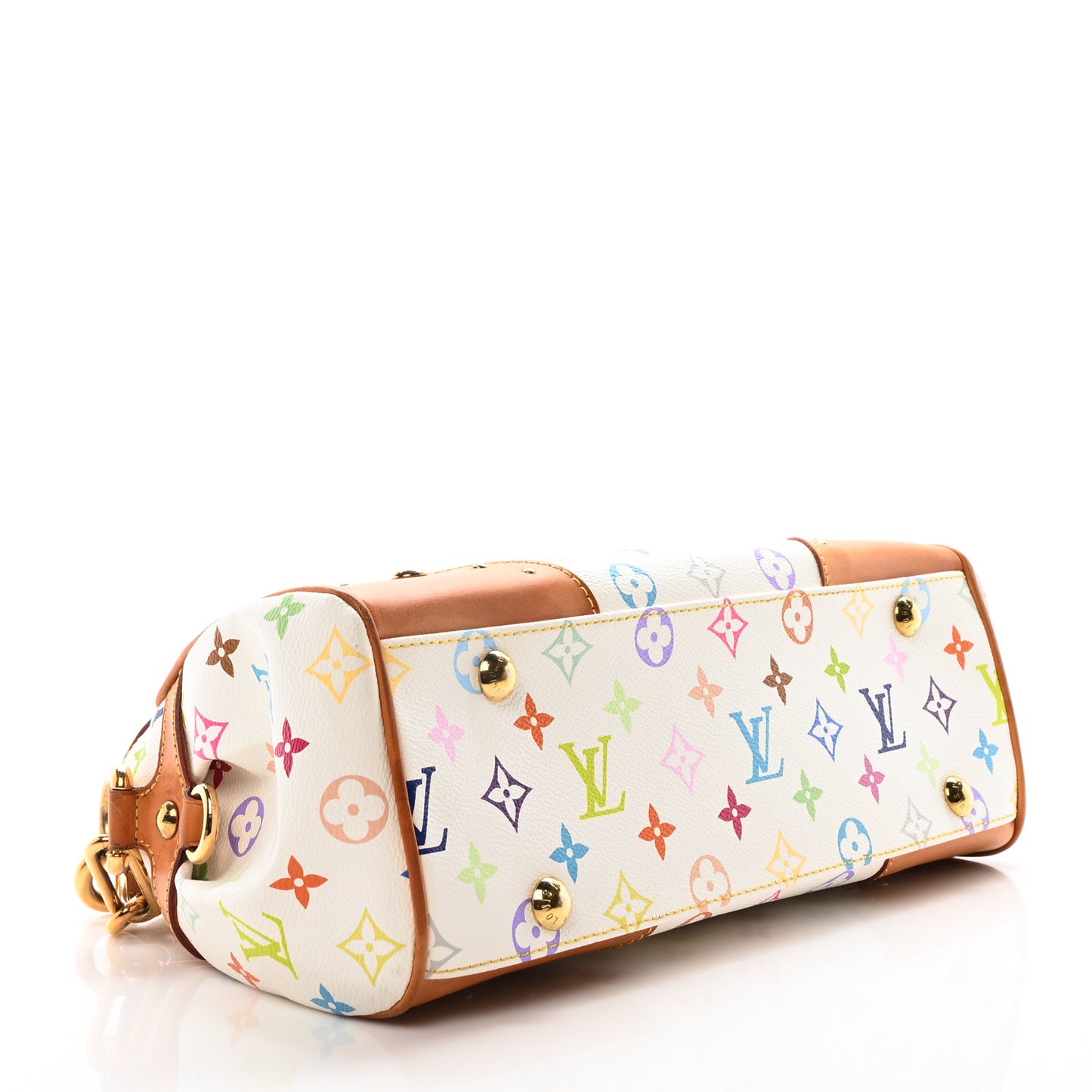 Monogram Multicolor Beverly MM White