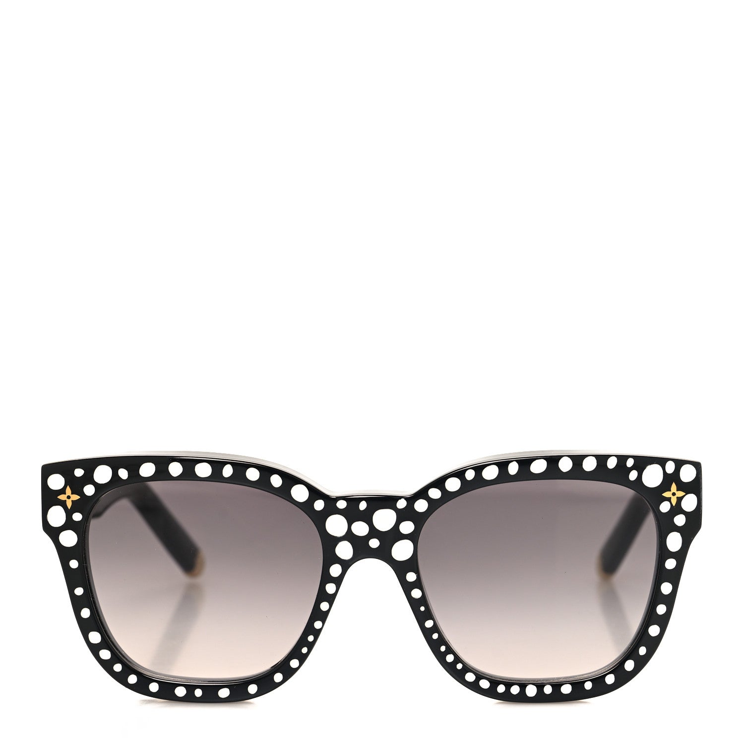 Louis Vuitton LV X YK Acetate Painted Dots Sunglasses Z1902W Black White 2 of 7