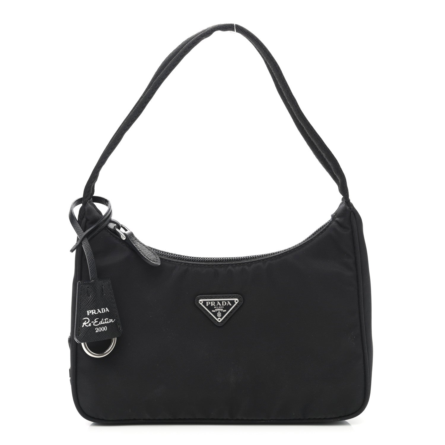 Prada Tessuto Nylon Mini Re-Edition 2000 Bag Black 1 of 10