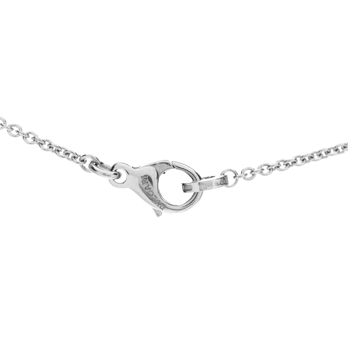 18K White Gold Diamond .25ct BVLGARI BVLGARI Pendant Necklace