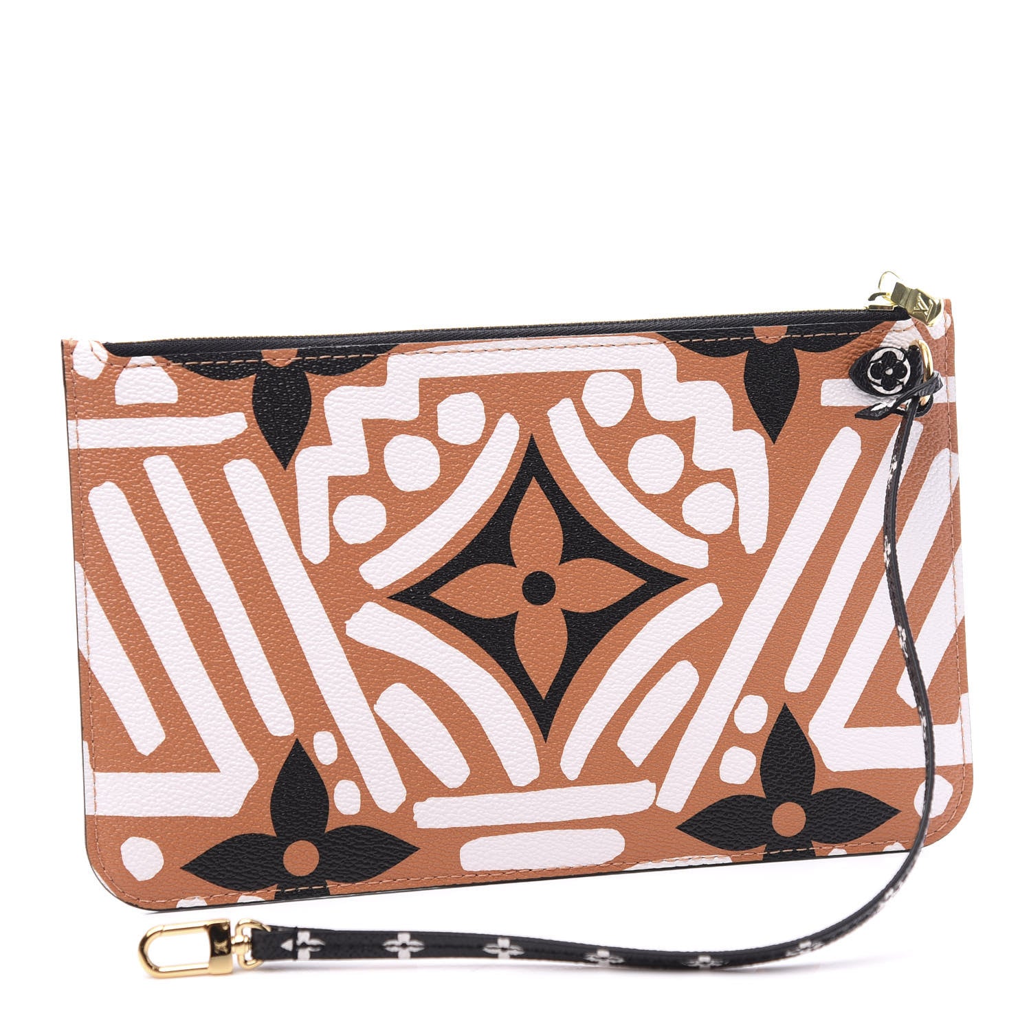 Louis Vuitton Monogram Giant Crafty Neverfull MM GM Pochette Creme Caramel 2 of 8
