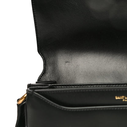Saint Laurent Smooth Calfskin Le Maillon Satchel Black 12 of 13
