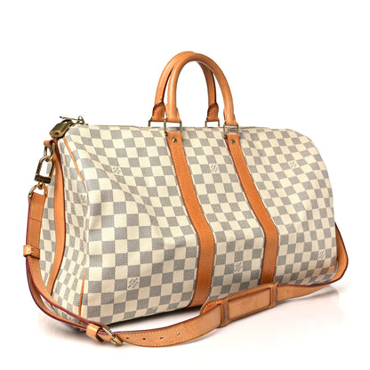 Louis Vuitton Damier Azur Keepall Bandouliere 45 2 of 8