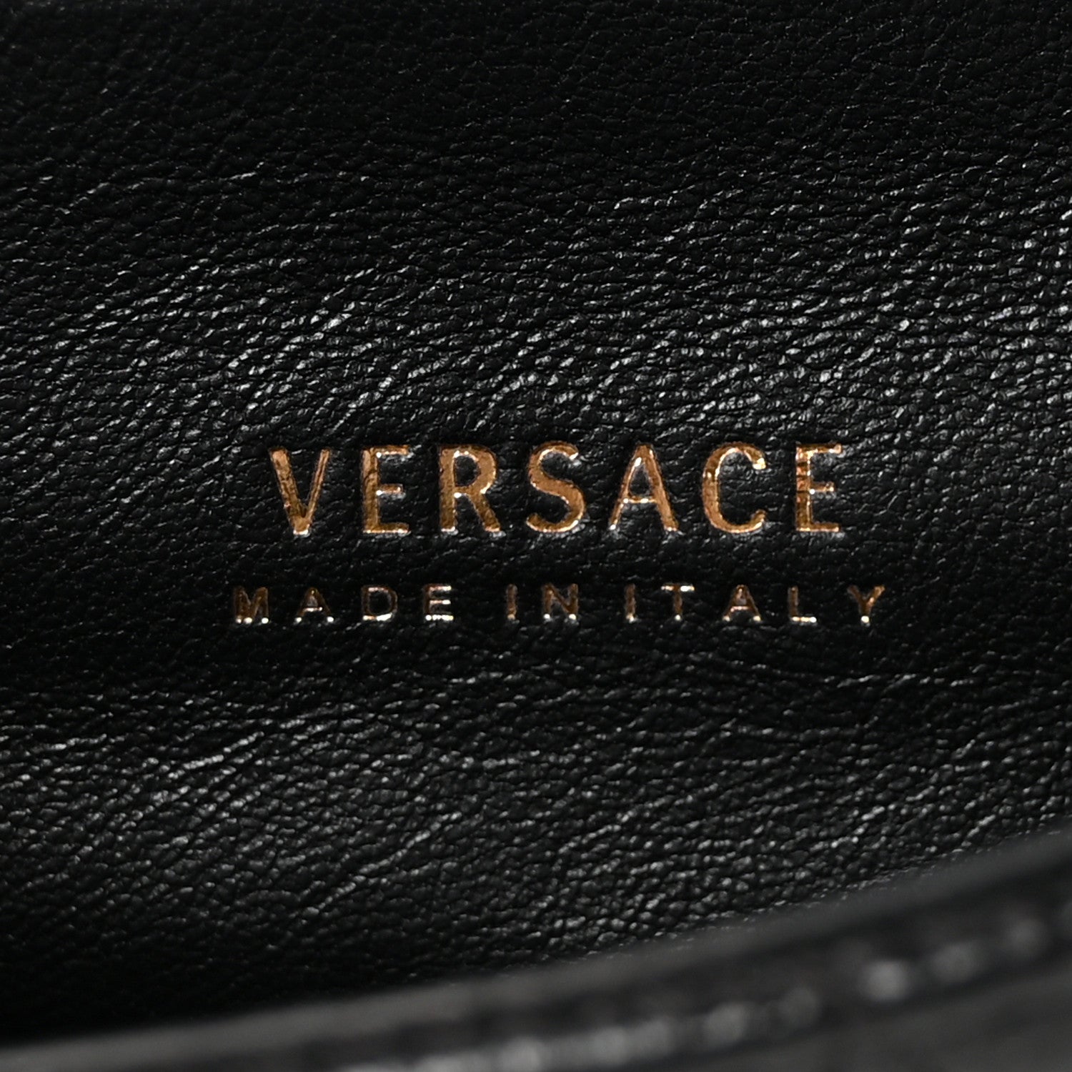 Versace Nappa Quilted Studded Virtus Evening Bag Black 6 of 9