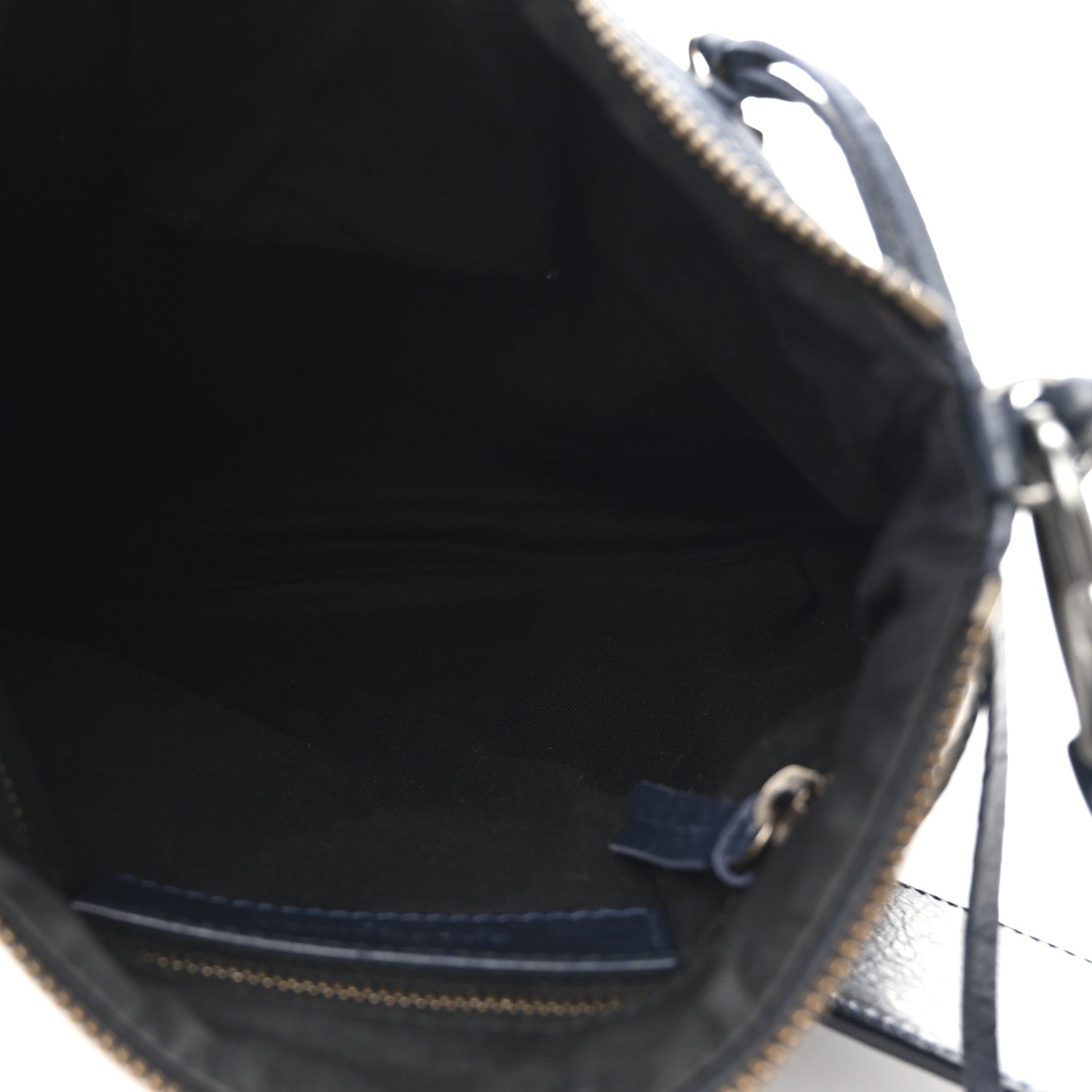 Balenciaga Agneau Classic Hardware Flat Crossbody Bleu Obscur 18 of 37