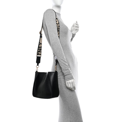 Stella McCartney Eco Alter Nappa Perforated Logo Mini Crossbody Black 2 of 9