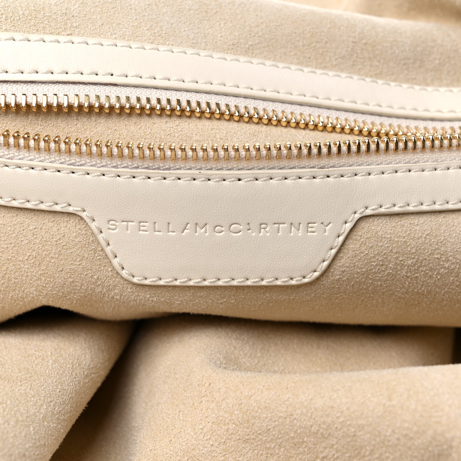 Stella McCartney Cotton Crochet Falabella Ajouree Tote Bag White 6 of 9