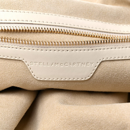 Stella McCartney Cotton Crochet Falabella Ajouree Tote Bag White 6 of 9